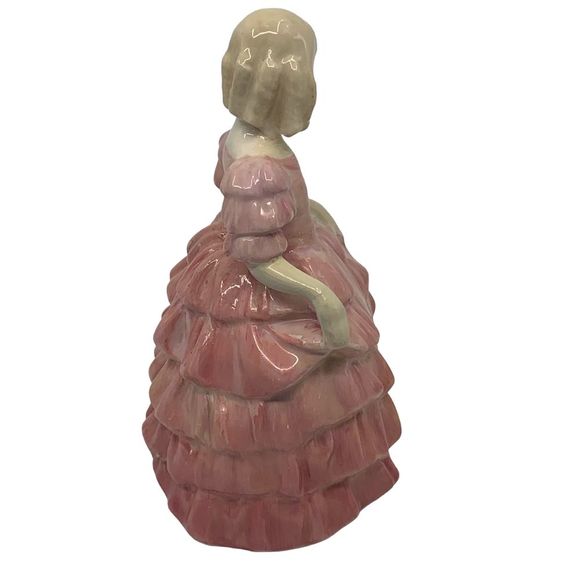 Royal‎ Doulton Rose Little Girl Pink Dress HN1368 Porcelain Figurine England - Picture 2 of 6